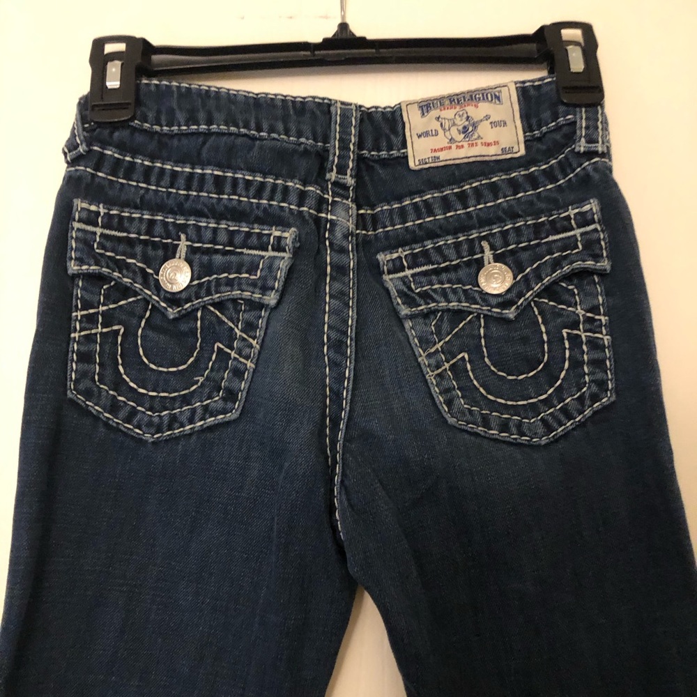 True religion kids denim jeans bootcut pants
